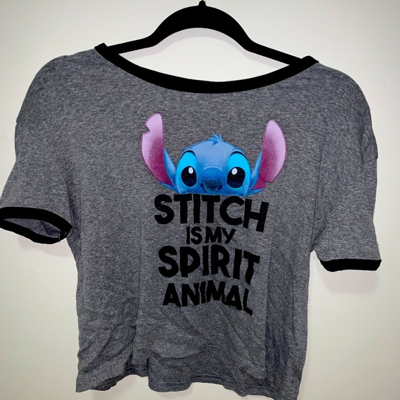 Disney Tops - Stitch Crop Top